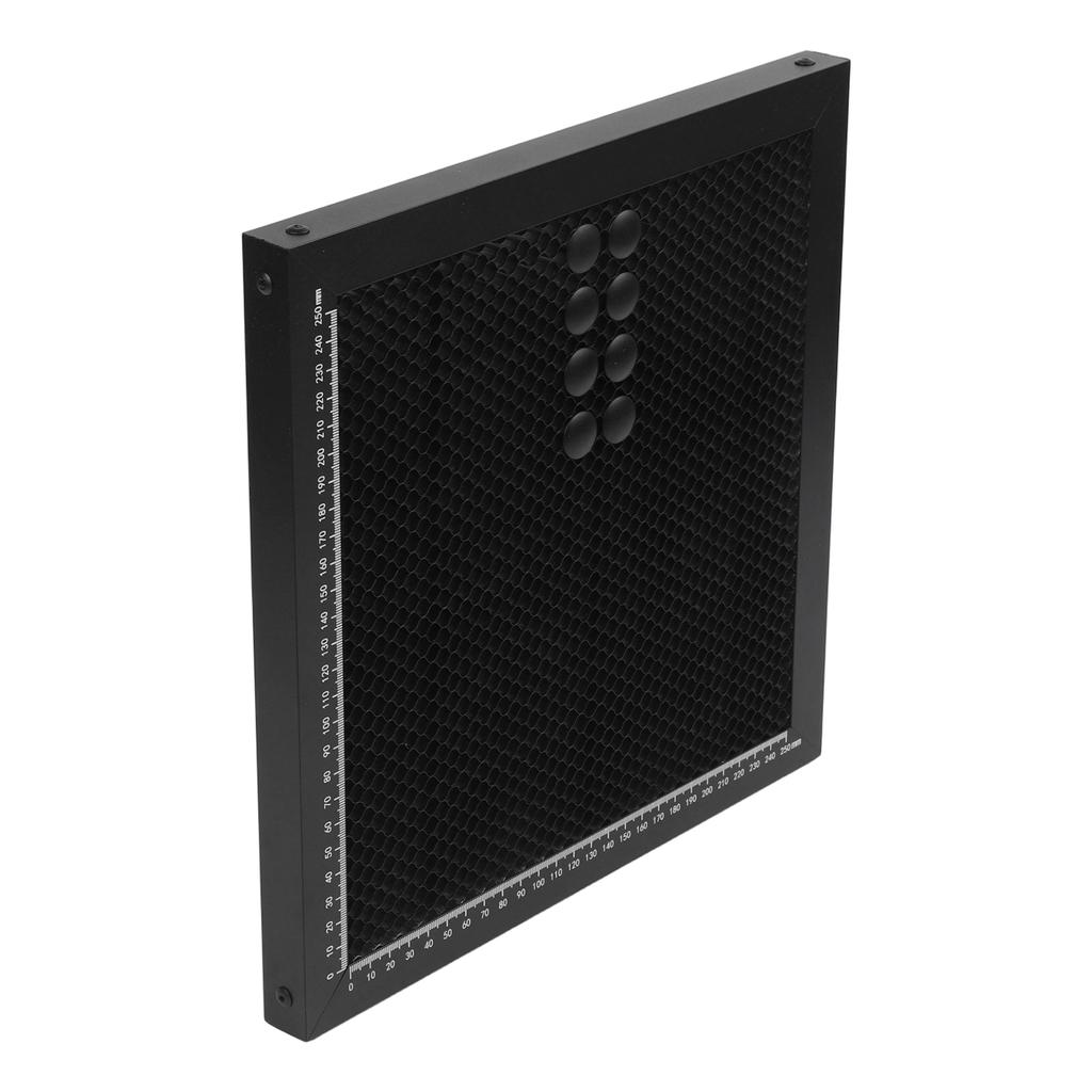 For Honeycomb Workbench 300x300mm Aluminum Plate Engraving Machine Accessory with Scale Lines and Smoke Diffusion
