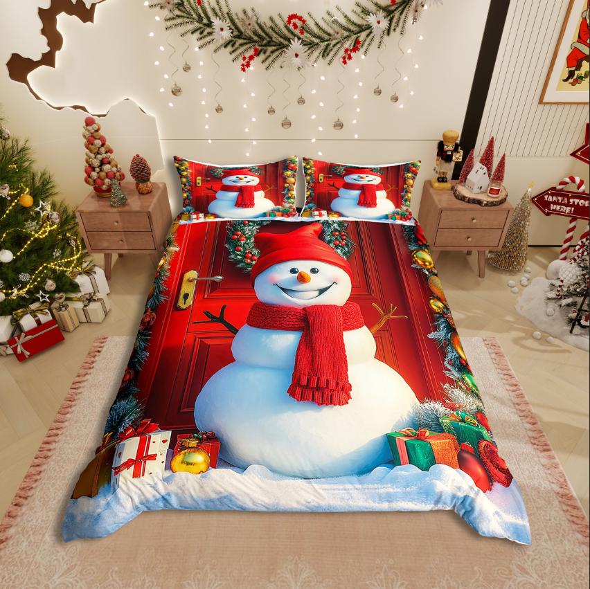 Comforter Homewish Merry Christmas Festival Xmas For Kids Bedding Sethappy New Year Decor