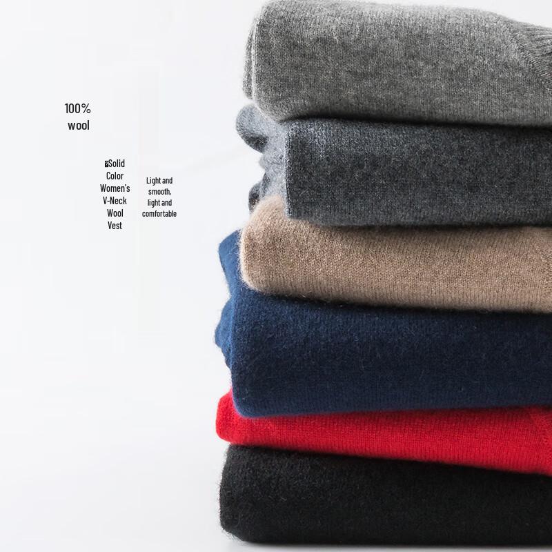 Hengyuanxiang Women's Pullover Wool Knit Vest