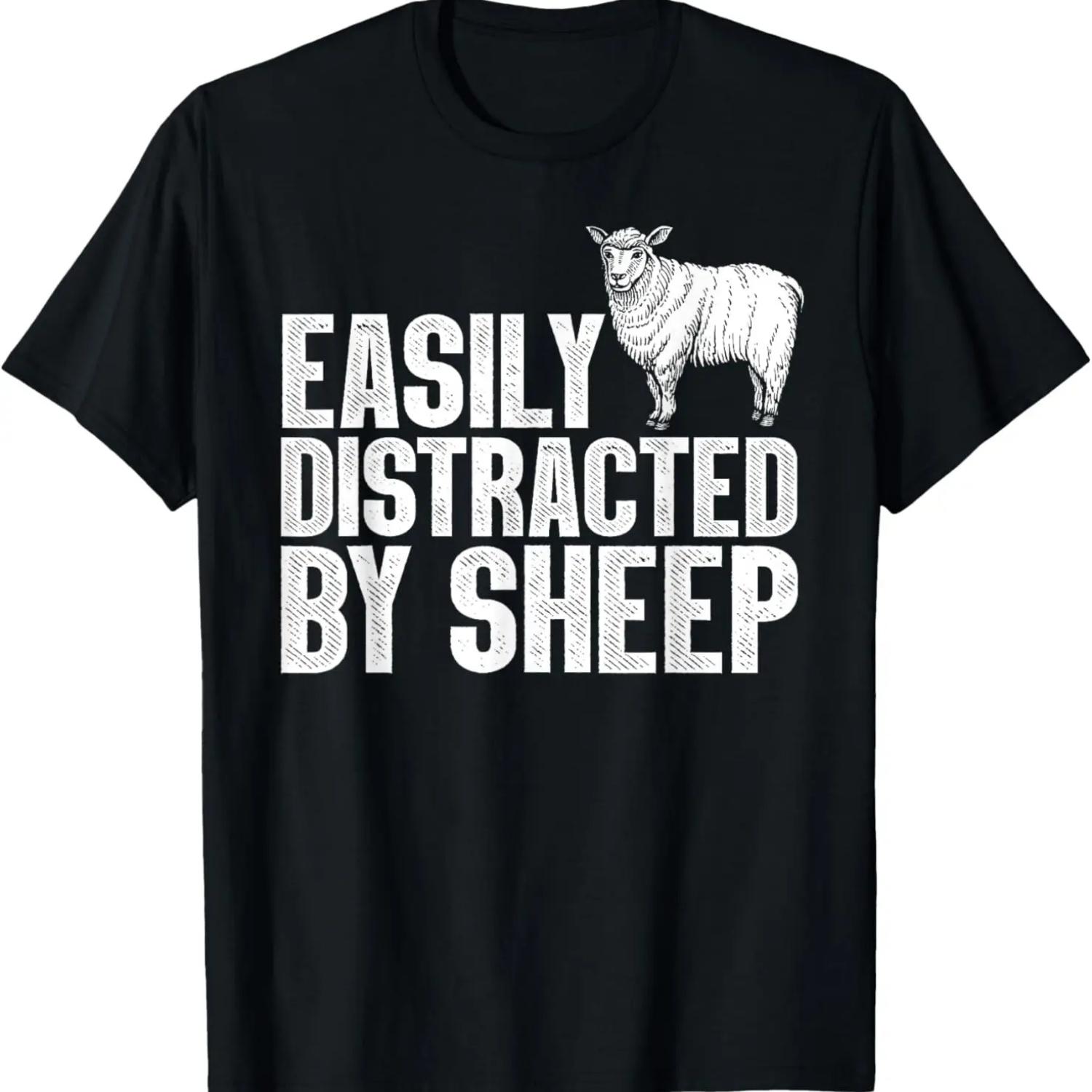 Милая Овечка Для Мужчин Женщин Ягненок Сельскохозяйственное Животное Фермер Любитель Овец Футболка S