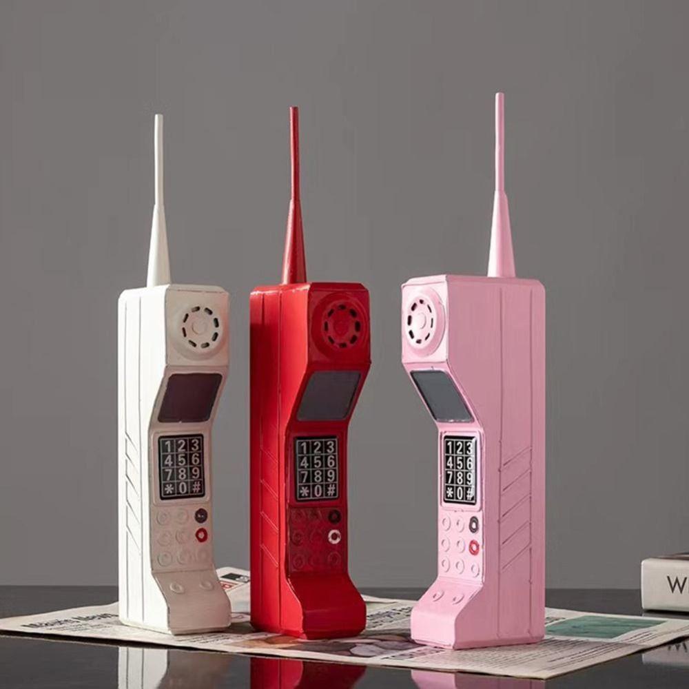 Simulace Vintage model telefonu Mobilní telefon Cihla Mobilní telefon Ornament Domácí dekorace