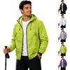 Men Ultra Thin Breathable Outdoor Fishing Sun Protection Jacket Lightweight Hooded Windbreaker Quick Dry Zip Up Design