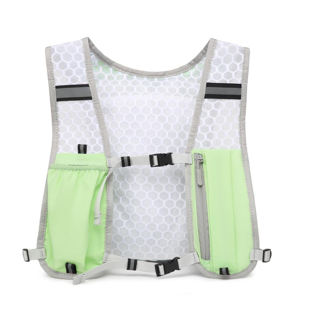 Gilet Leggero per Sport all'Aperto: Zaino da Arrampicata, Corsa, Ciclismo ed Escursionismo con Tasca per Telefono e Portaborraccia