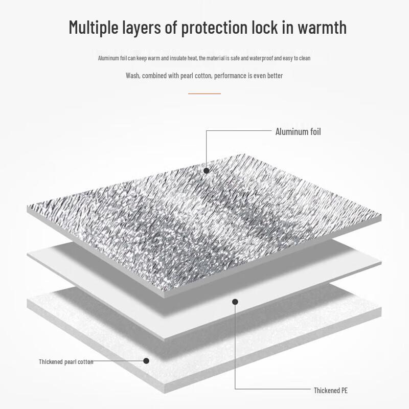 HAISIDIKE Disposable Aluminum Foil Insulated Delivery Bags