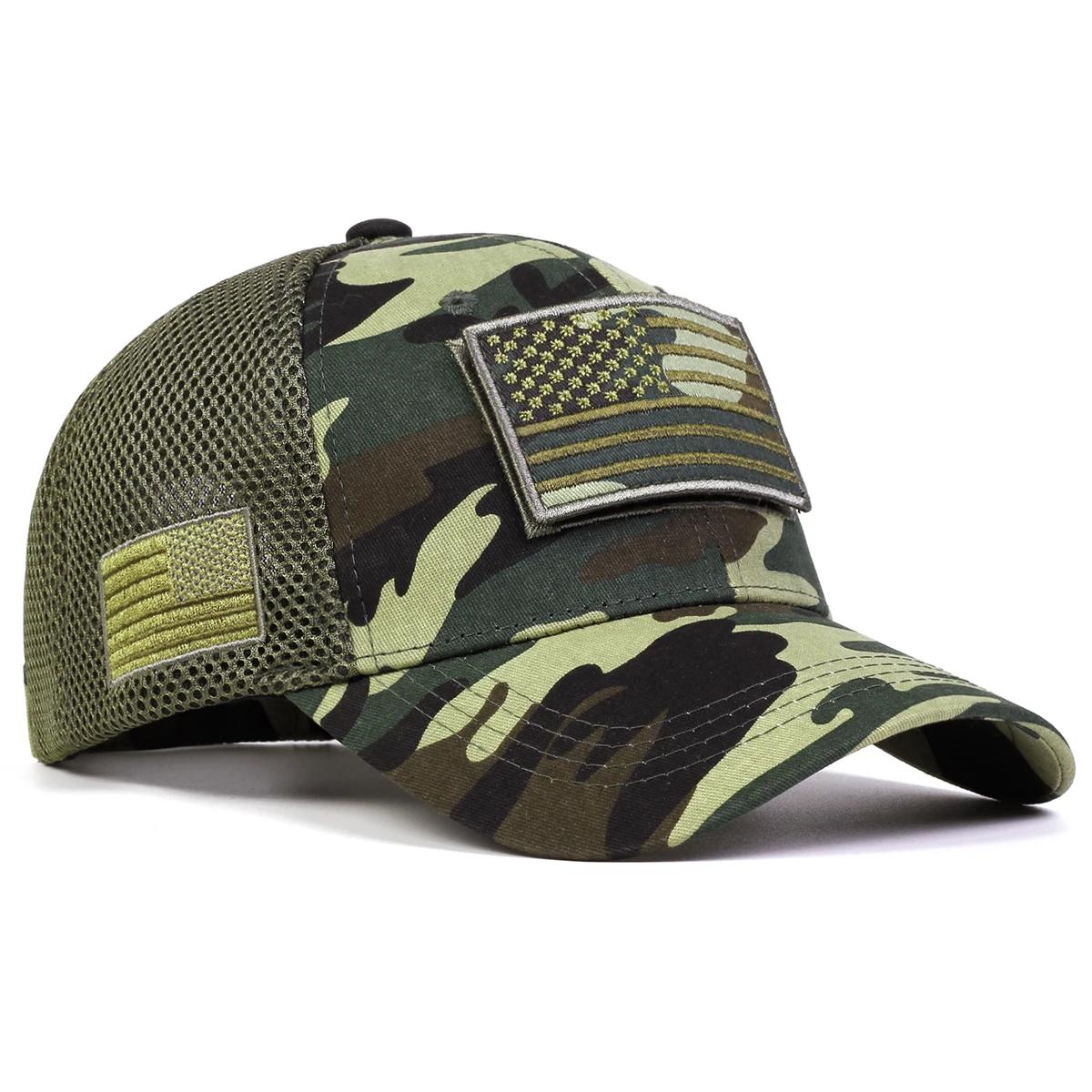 Yiran bag Unisex Amerikaanse Vlag Sticker Baseball Net Petten Lente En Zomer Buiten Verstelbare Casual Petten Zonnebrand Pet