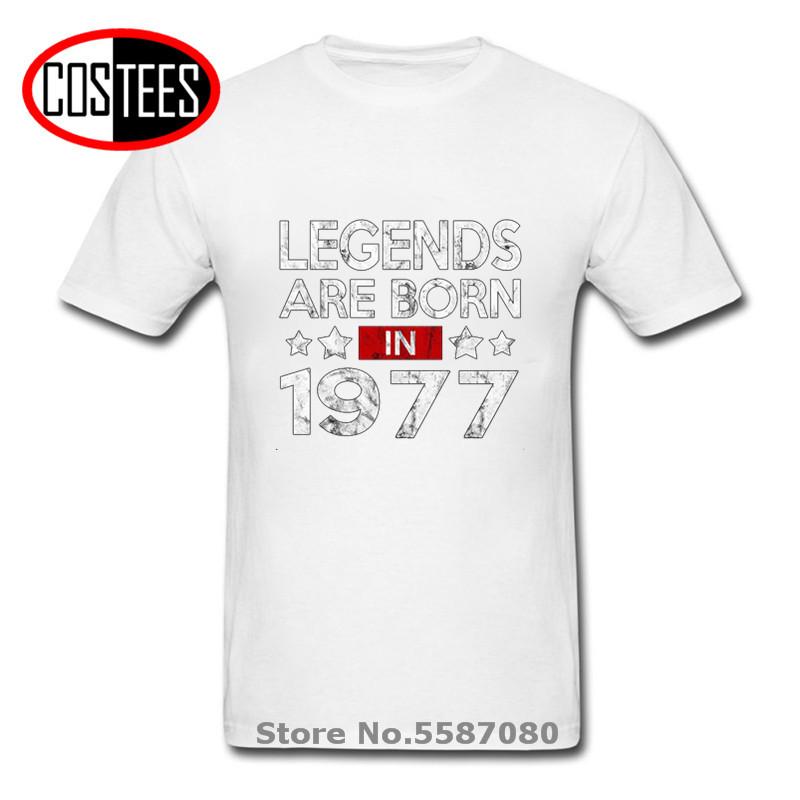 Stylish Distressed Vintage Legends Are Born In 1977 T Shirts Fathers Day Best Gift Retro 1977 Tshirt Dad 42nd Birthday Apparel