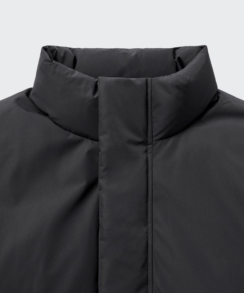 Musinsa Standard [City Leisure] Non-Quilted Down Short Padded Jacket [Black]
