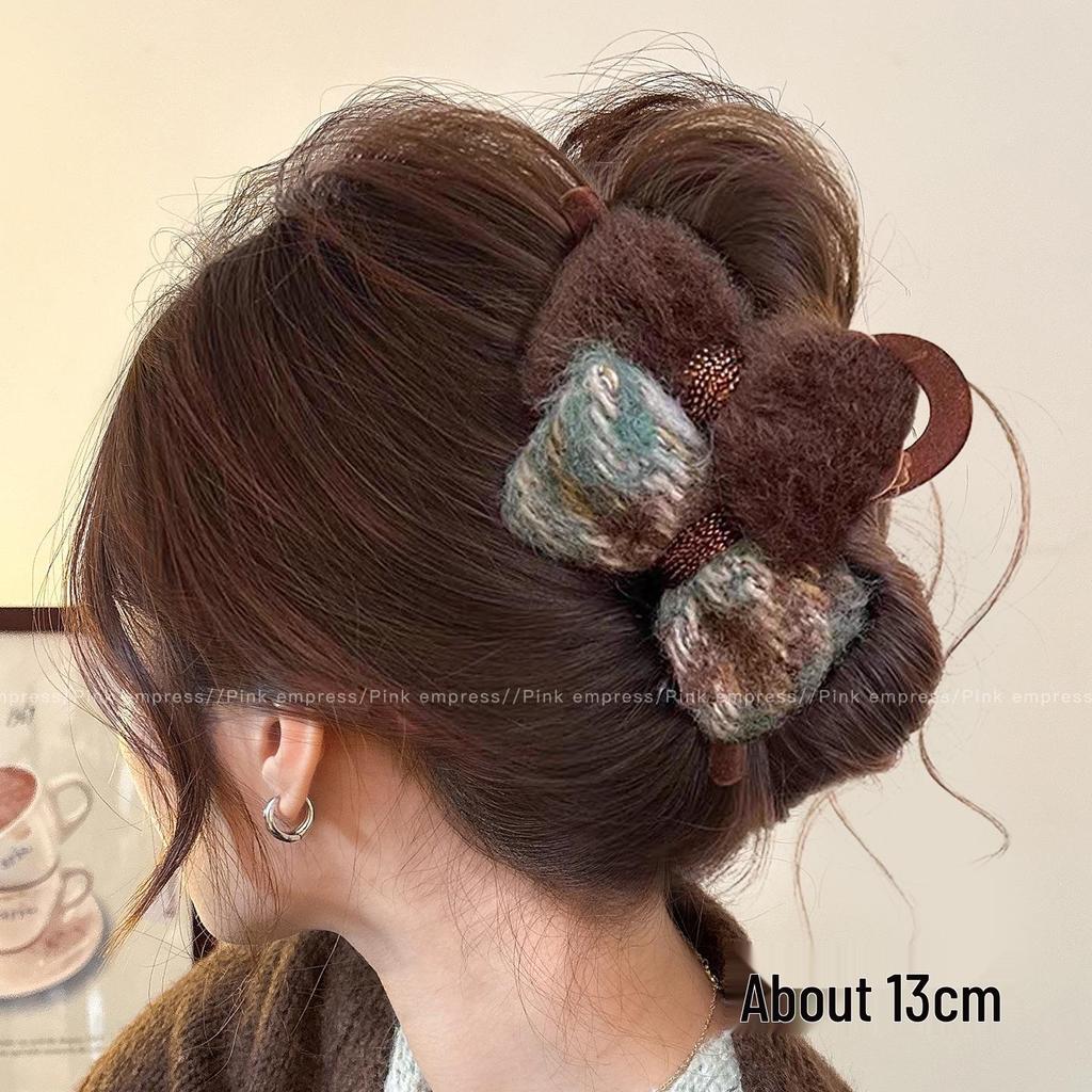 Knitted Embroidery Velcro Hair Sticker for Baby Bangs & Headwear