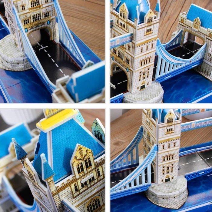 Cubic fun puzzle 3d tower bridge 52 elementy - c238h