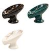 Marble Pattern Ceramic Soap Dish Self-Draining Soap Rack Storage Organizer Soap Holder  Kitchen