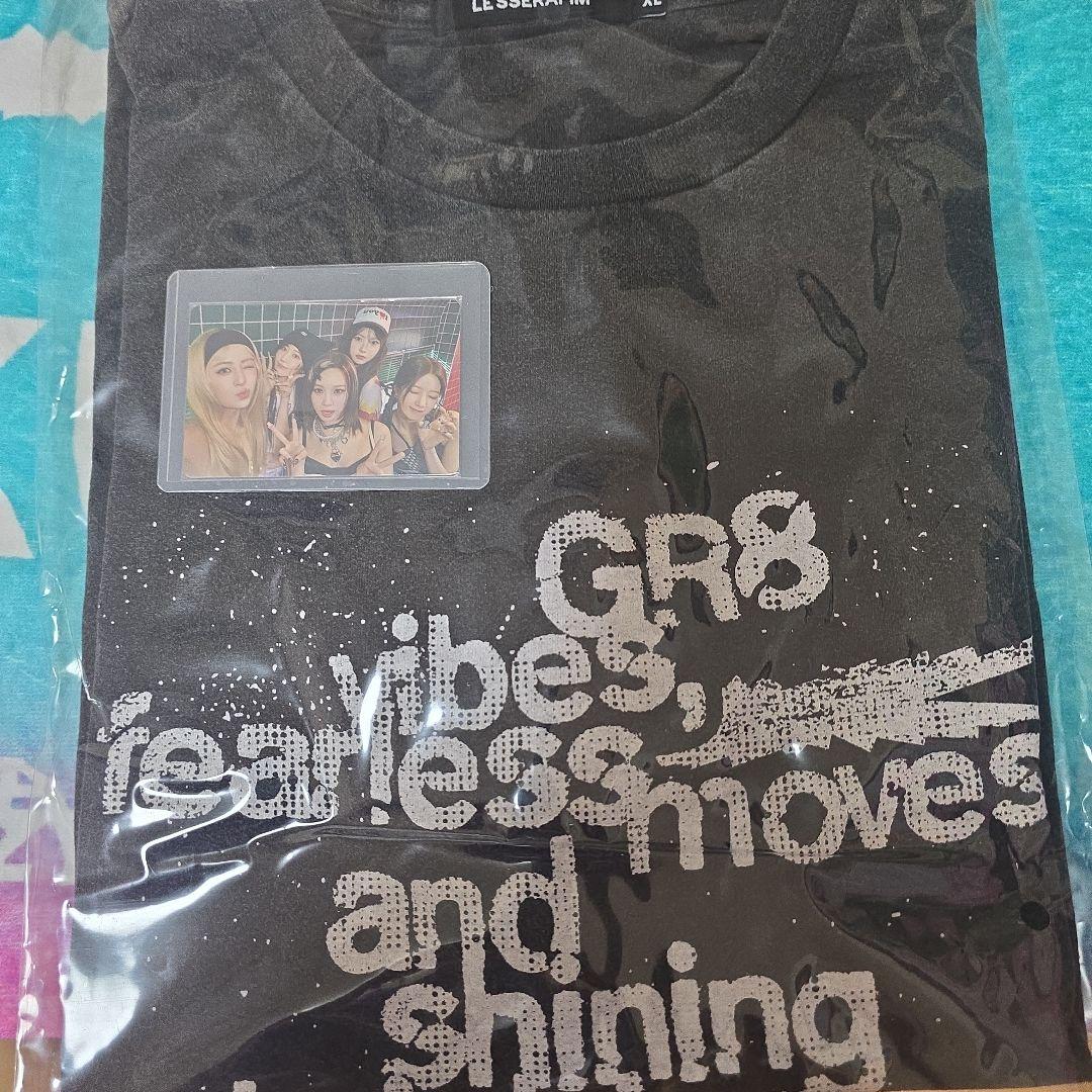 

[USED] Sold out LE SSERAFIM GR8 collaboration T-shirt size XL
