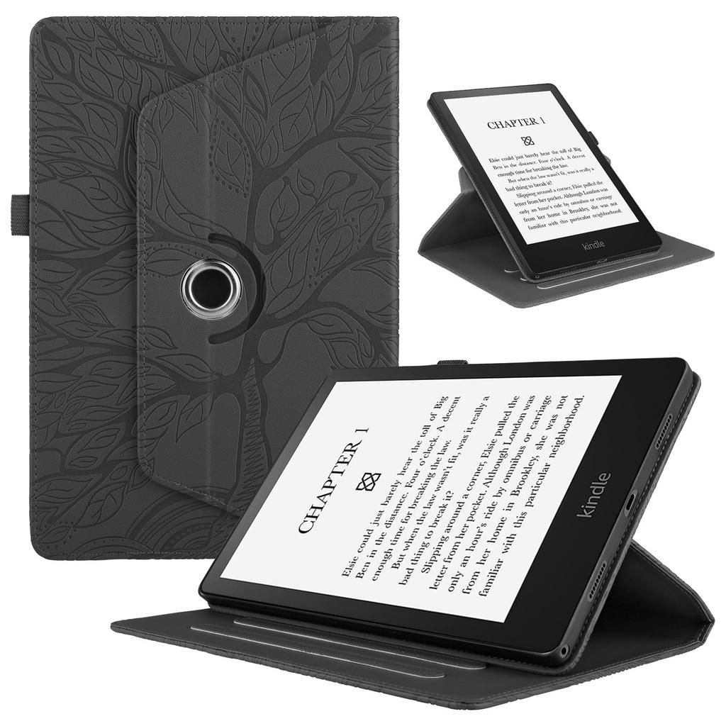 Amazon Kindle Paperwhite 7 12. 2026 Bőrtokhoz, Forgatható Állvány Életfa