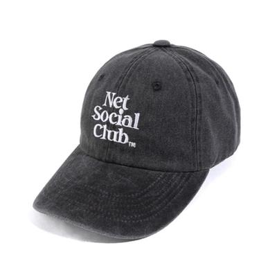 Net Social Club OG LOGO PERZIK PIGMENT PET (ZWART)