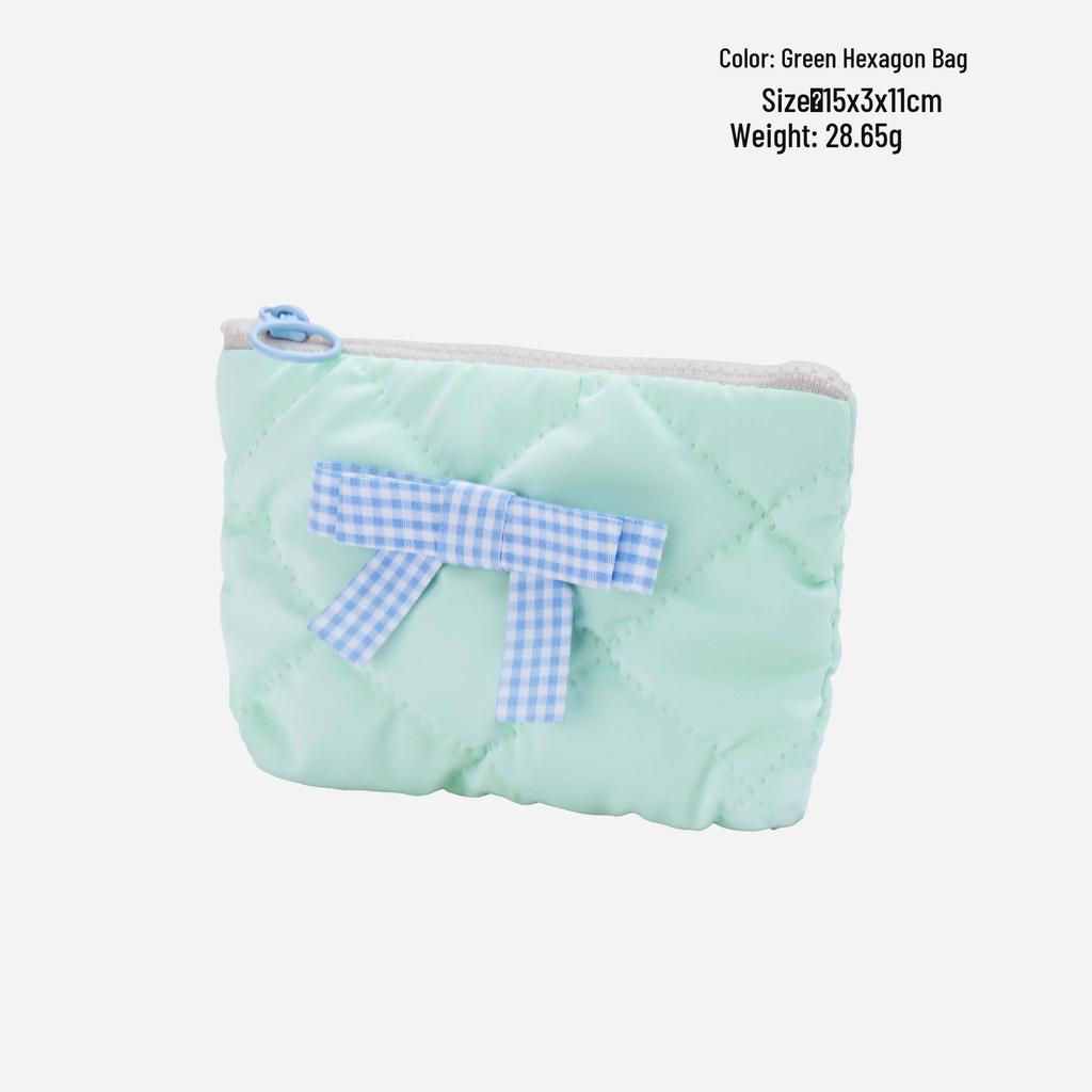 Compact Waterproof Makeup Bag - Stylish Coin & Earphone Pouch for Women