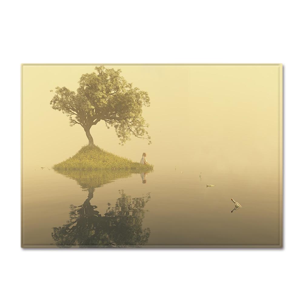 Scenic Carpet Feather Wind Bedroom Floor Mat