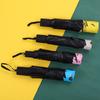 Full Automatic Sunshade Black Glue Sunscreen Umbrella Female Sunny and Rainy Automatic Umbrella Cartoon Sunshade