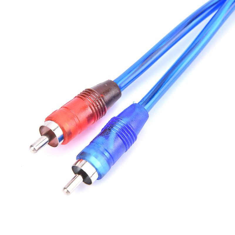 Mp3 Audio Rca Y Splitter Male To Female Cable Adapter For Car Aux Amplifier