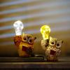 Outdoor Courtyard Solar Light Owl Ornaments Creative Garden Landscaping Cute Animal Decorative Resin Crafts