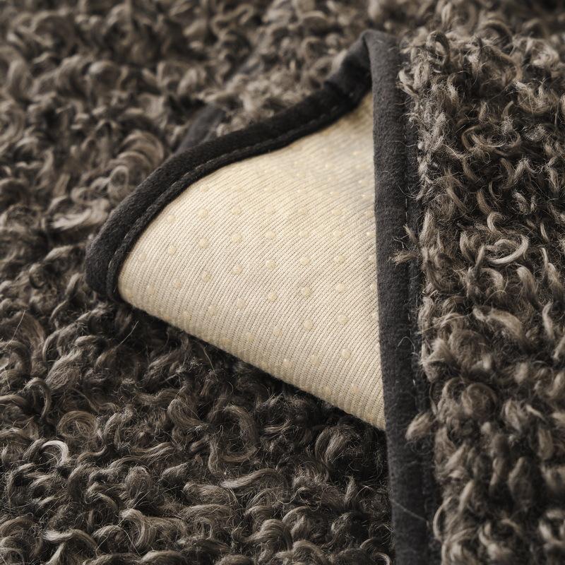 Teddy Fleece Sofa Cushion Autumn And Winter Plush Seat Cushion Winter  New Light Leather Sofa Cover Luxury Thickened Cover Towel