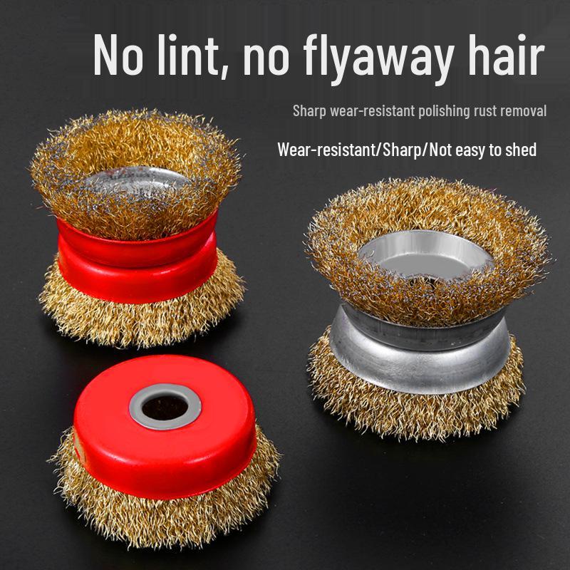 Rust Removal Steel Wire Brush Head for Angle Grinder