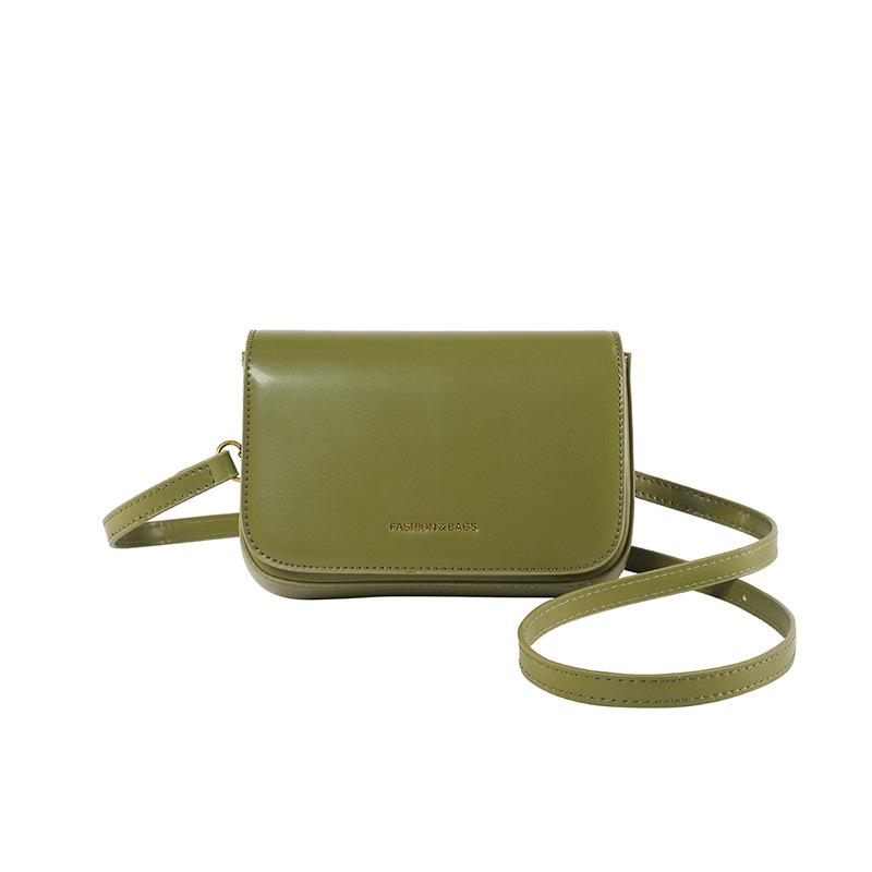 2025 autumn and winter new fashion PU women's bag single shoulder underarm small square bag women's oblique span bag supports a large number of mi