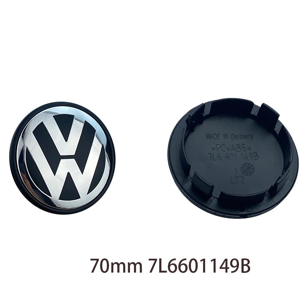 2026 For VW 4Pcs Wheel Center Caps Hub Cover 56mm 65mm 70mm 76mm for VW Golf 5 6 7 Passat B6 B7 B8 Tiguan Polo Jetta GTI 3B7601171 5G0601171
