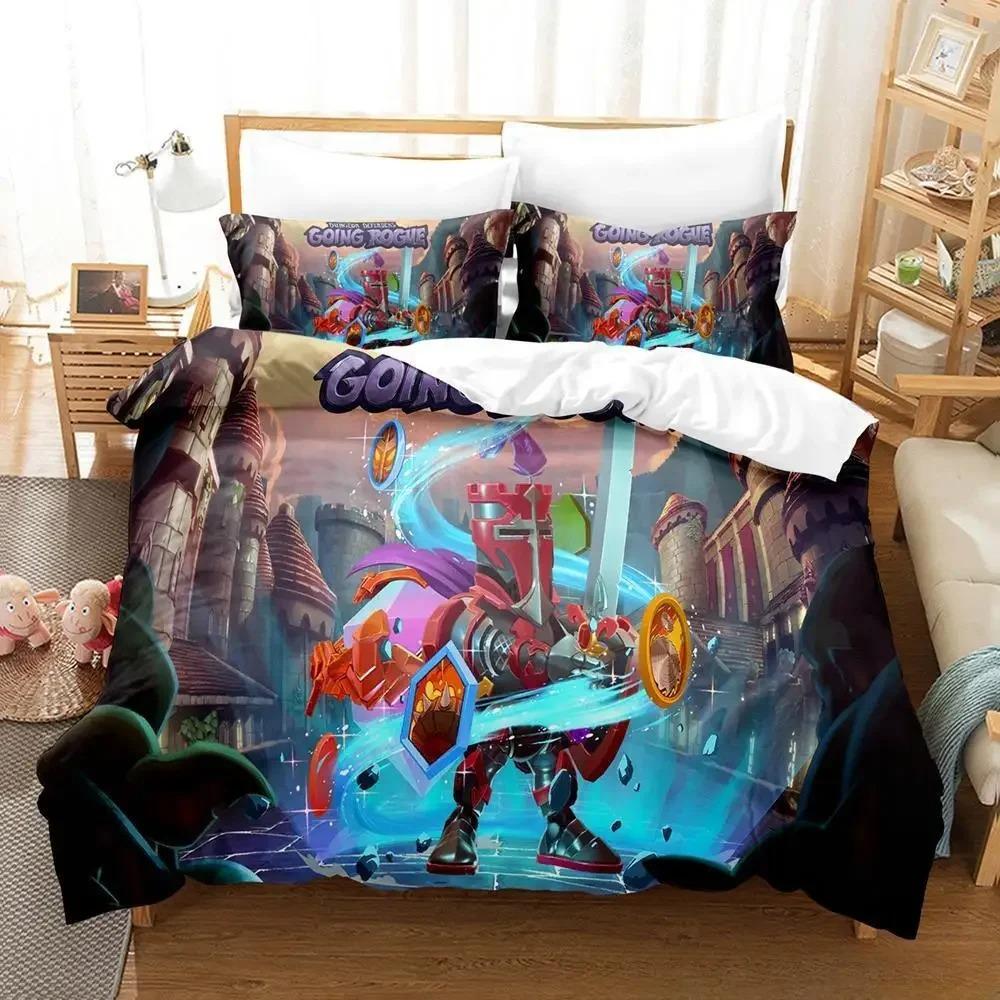 3D Printed Game Dungeon Defenders Bedding Sets Exquisite Bed Supplies Set Duvet Cover Bed Comforter Set Luxury Birthday Gift