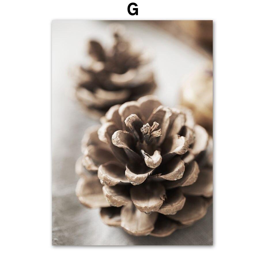 Winter Kiefer Haus Elch Blume Wand Kunst Leinwand Nordic Poster Malerei Und Drucke Wand Bilder Für Wohnzimmer Dekoration