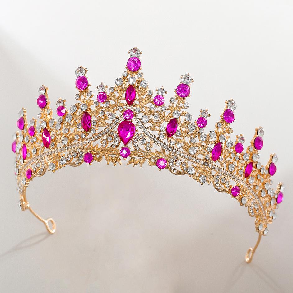  Tiare de Mariée en Cristal Élégant - Accessoire de Cheveux pour Mariage et Anniversaire