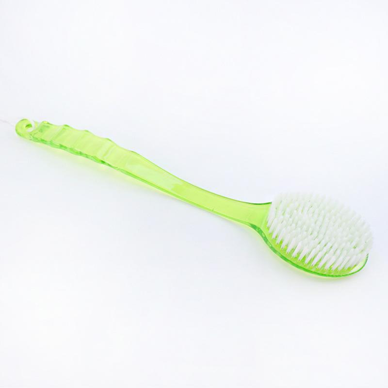 Long Handle Loofah Back Scrubbing Brush for Bath & Shower Approx. 34*7*3cm зелёный