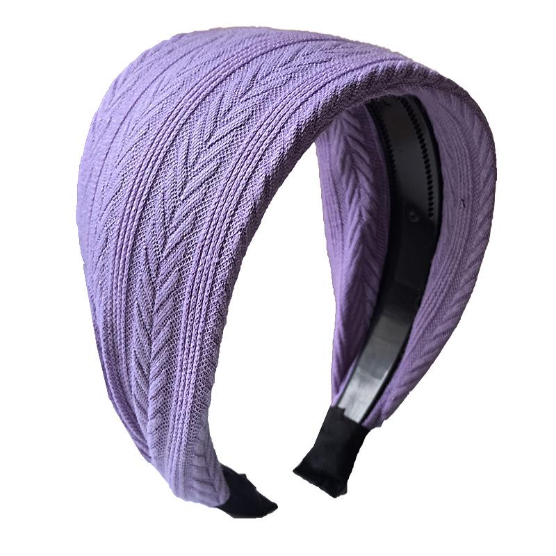 Cross-Border Wide Headband: Non-Slip Women's Hair Cover for White Hair and Baby Hair