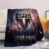 Custom Name SPFC2 Flannel Blanket, High Quality Comfortable for All Seasons, Home Decor, Warmth and Comfort