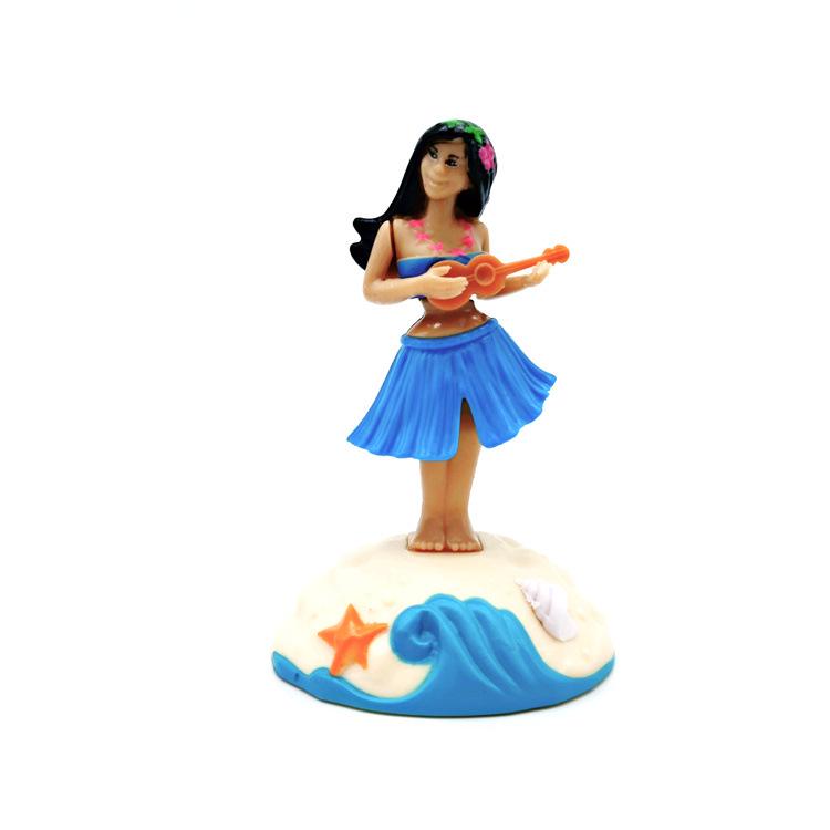 

Hawaii Wobbly Apple Blossom Bobblehead Car Ornament Toy See details page - scroll down синий