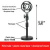 Universal Multi-functional Desktop Microphone Stand for Live Broadcast, Conferences, Speeches, Presentations, and Singing.