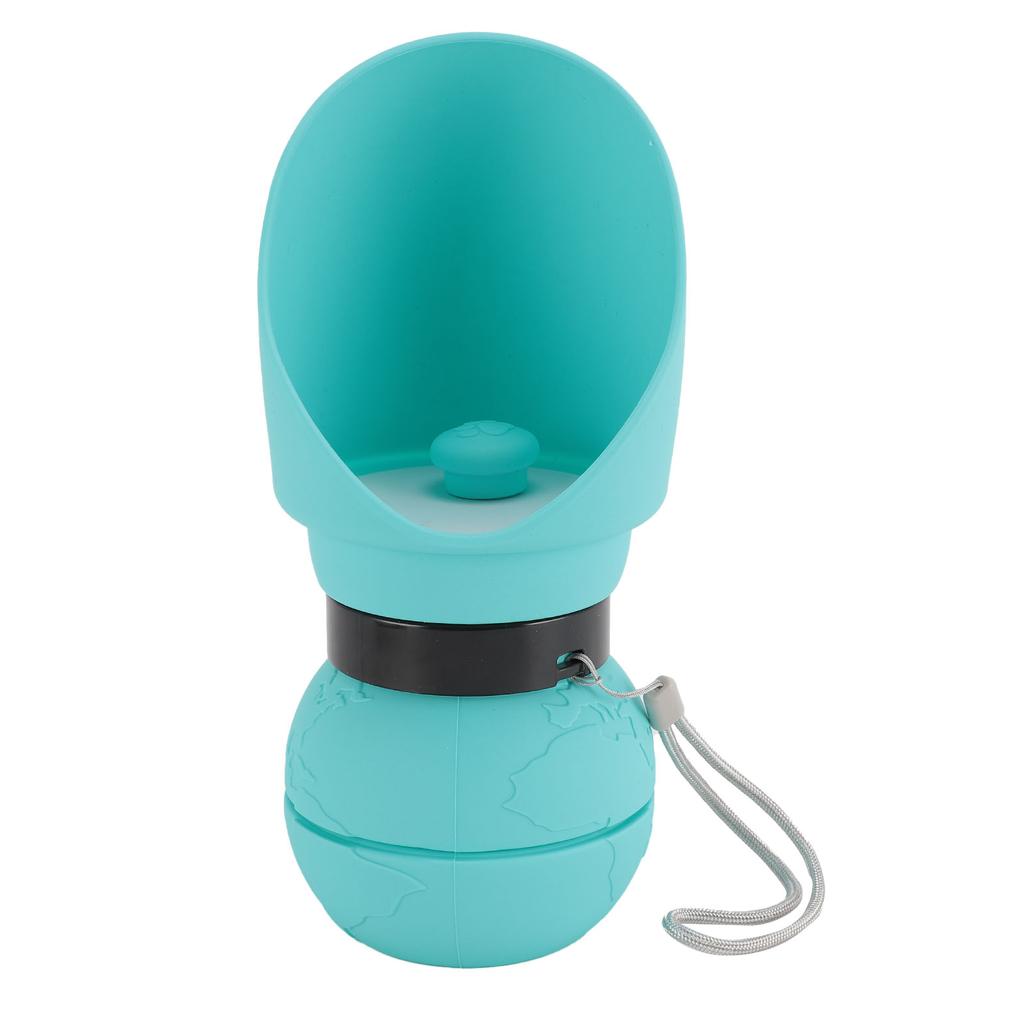 Dog Water Bottle Portable Silicone Pet Collapsible Travel Drink Dispenser with Folding Bowl for Pet