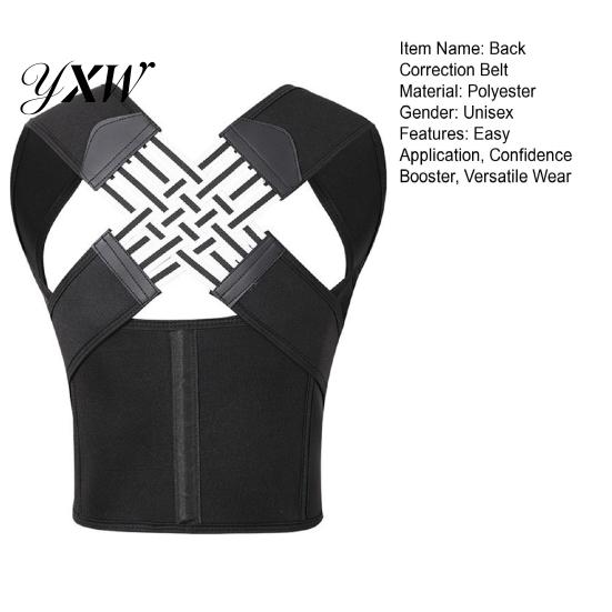 Flexible Webbing Design Belt Unisex Instant Posture Corrector Women Men Mountain Climbing Back Support Improvement Correction