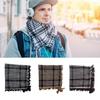 Écharpe Châle Élégante avec Franges Foulard Carré Foulard de Tête Idéal pour l'Extérieur