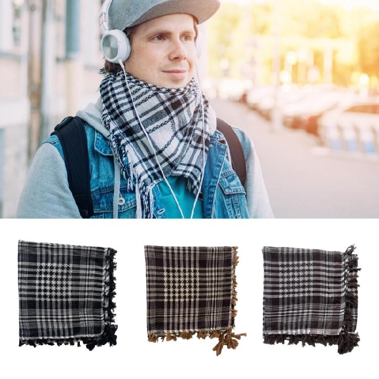 Écharpe Châle Élégante avec Franges Foulard Carré Foulard de Tête Idéal pour l'Extérieur