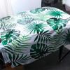 Plastic Tablecover Disposable Table Decorative Cloth Palm Leaves Tablecloth  Birthday/weeding Party