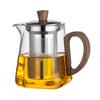 Weisheng High-End Heat-Resistant Glass Tea Infuser Teapot with Filter for Home & Office.