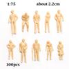 10/20/100pcs 1:75/1:50/1:42/1:30/1:25 Scale Model Building People Figures