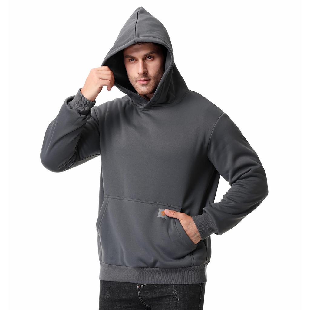 Mikiny pro muže s dlouhým rukávem, ležérní pulovr, teplé zimní