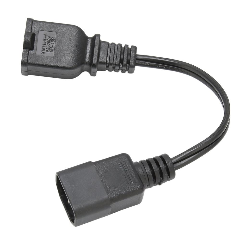 IEC320 C14 to 1 15R Cord Male to Female Waterproof Power Adapter Cable for Desk Lamp Digital Camera
