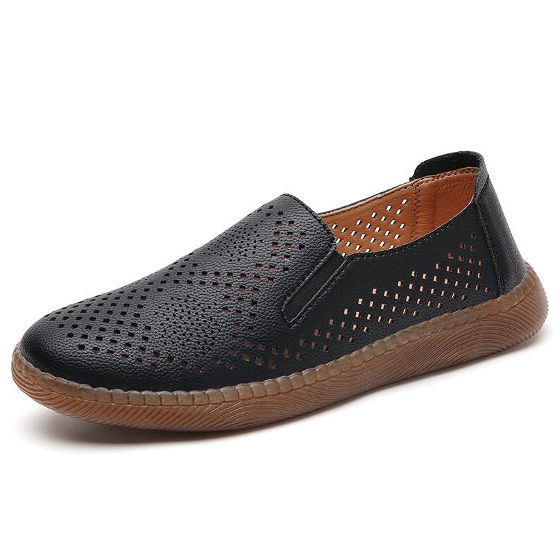 Summer Newest Casual Women Loafers Fashion Slip-On Female Flats Shoes Outdoor Anti-Skid Breathable Zapatillas Mujer Soft Comfort