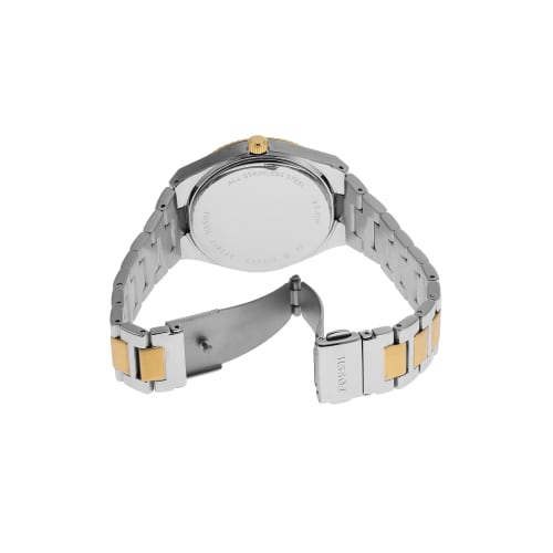 SCARLETTE Three-Hand Date Two-Tone Stainless Steel Watch