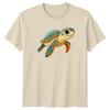 Cute Sea Turtle TShirt Ocean Wildlife Nature Birthday Gift For Him And Her