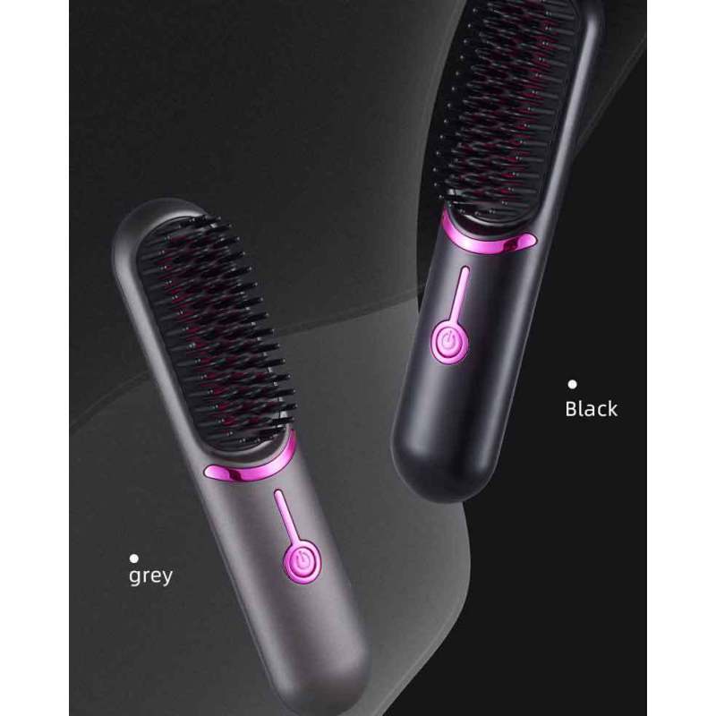 Hair Straightener and Curling Iron USB Rechargeable Styling Comb