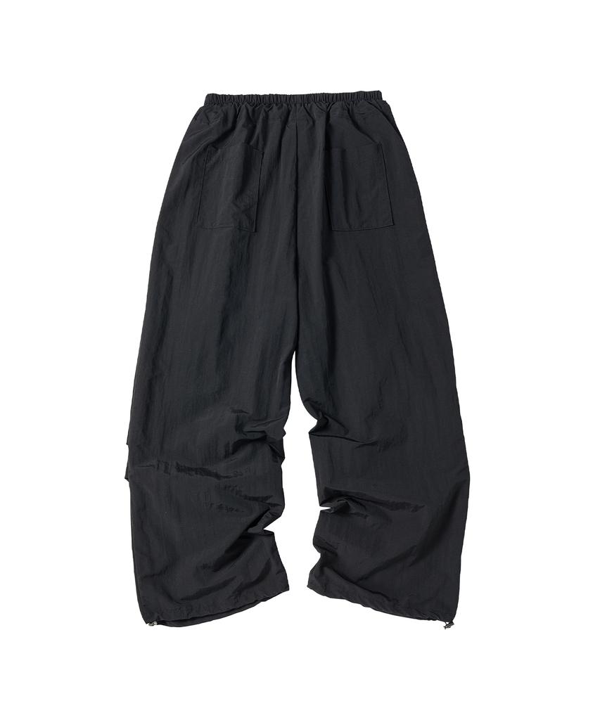 COMONINOZ Nylon Pintuck Pants [Black]