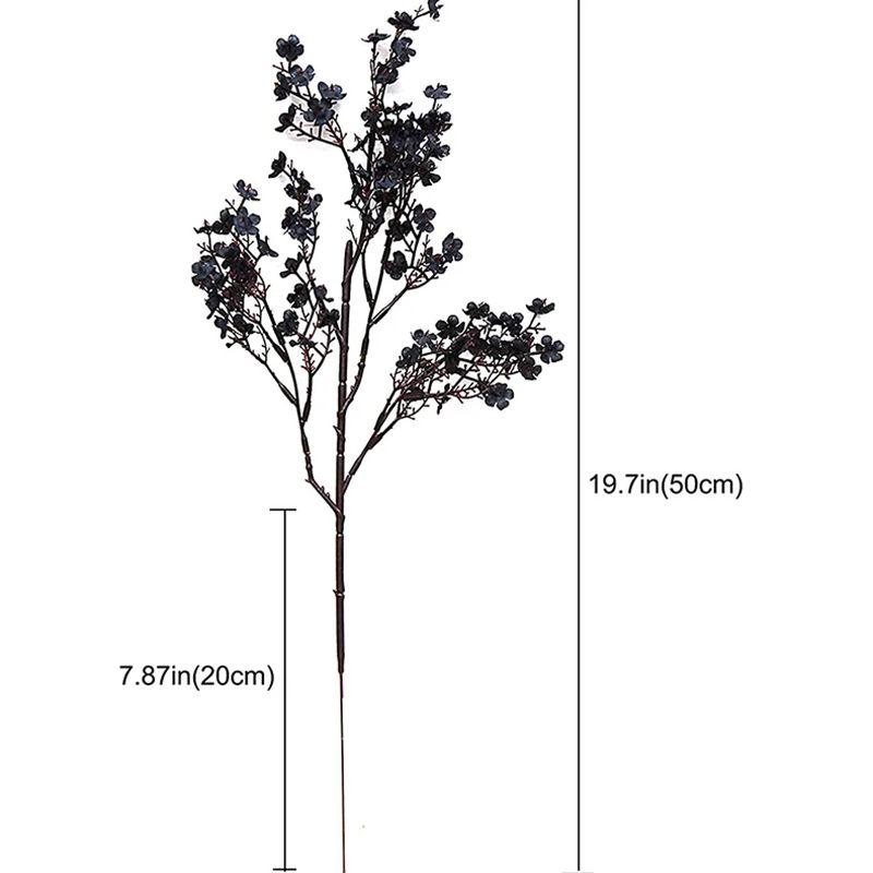 1/2Pcs Artificial Plants Babysbreath Home Room Party Vase Garden Wedding Bridal Bouquets Festival DIY Gift Table Yard Decoration