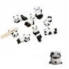 Mode Keramik Essstäbchen Cartoon Halter Ständer Panda Essstäbchenhalter Matte Essstäbchen Pflege Mode Küchengeschirr Werkzeuge